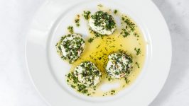 Keto Marinated Goat Cheese