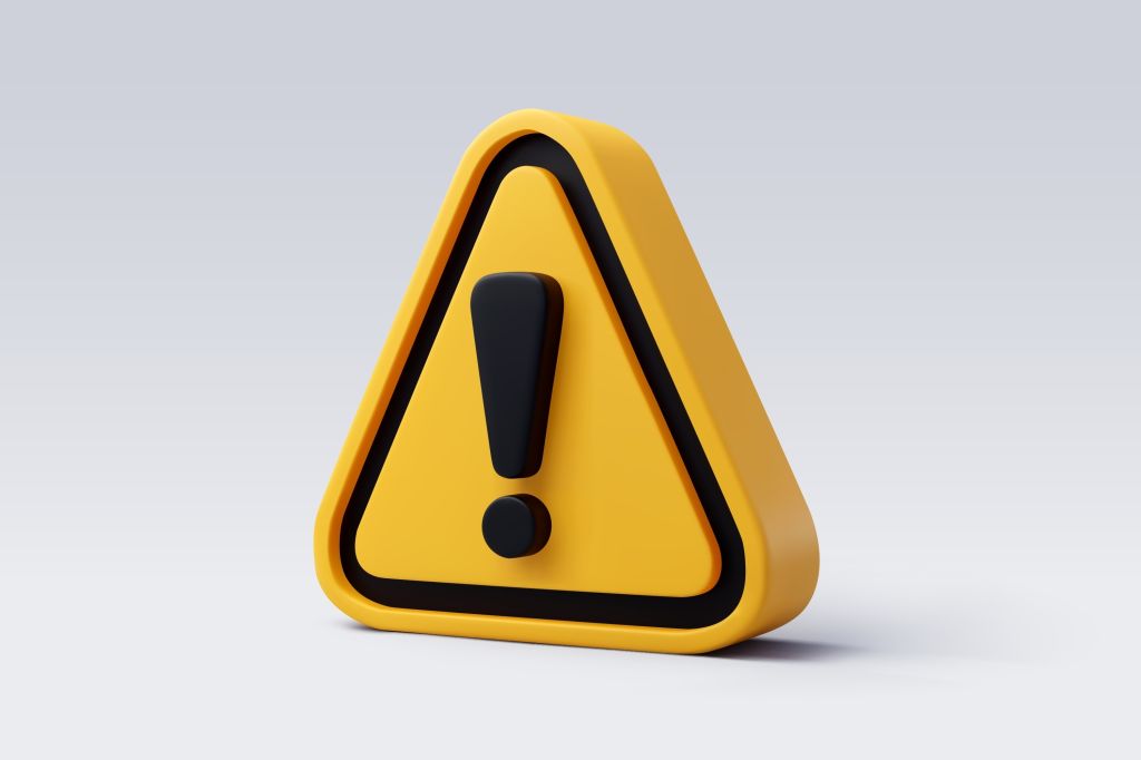 Caution sign