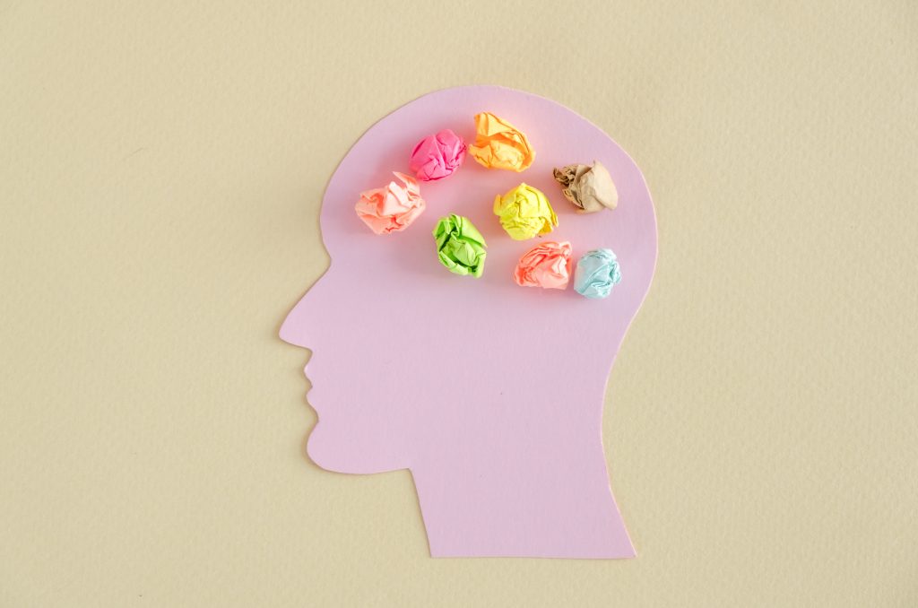 Brain overload illustration  