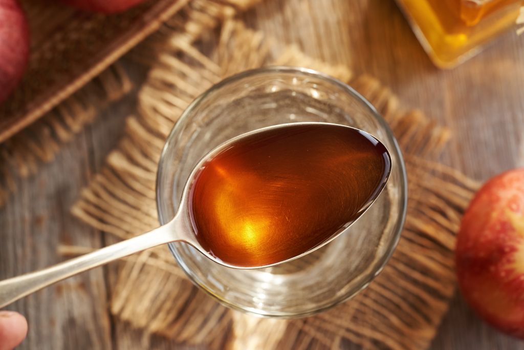 Diluting apple cider vinegar
