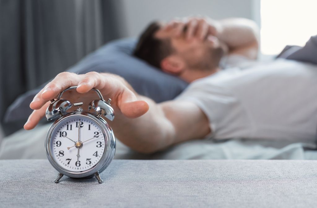 Man waking up 