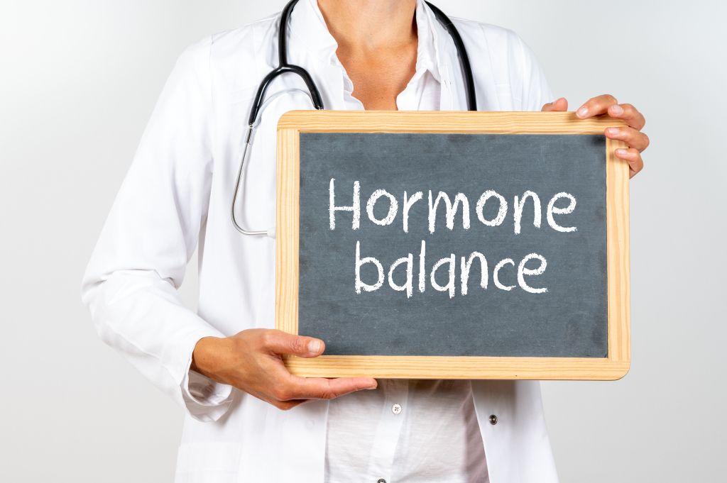 Hormone balance concept 