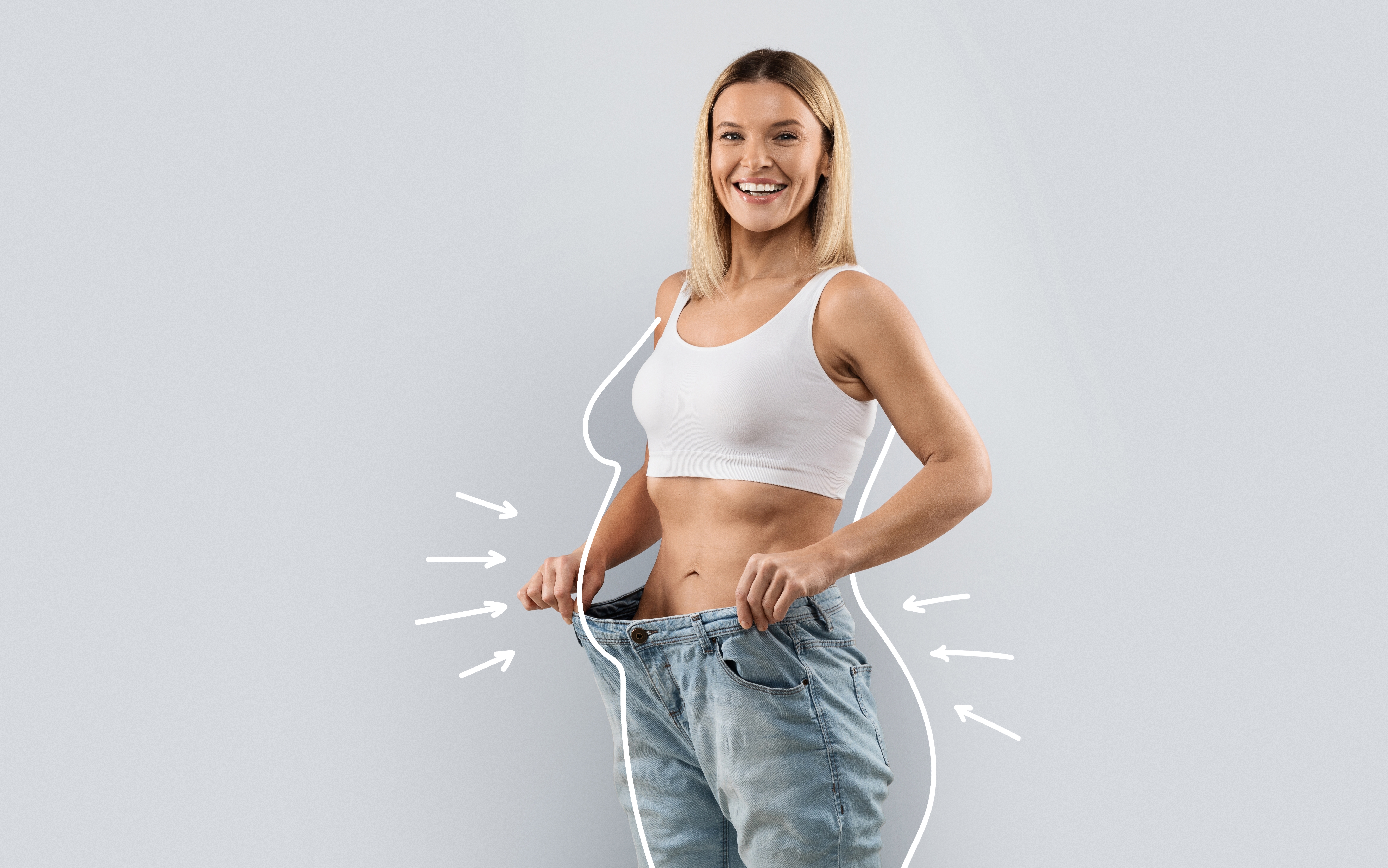 Before and after weight loss 