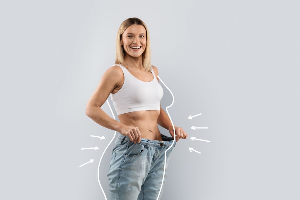Woman losing weight Benefits of Prolonged Fasting