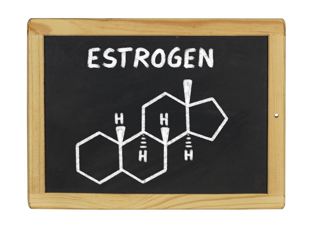 Chemical formula of estrogen 