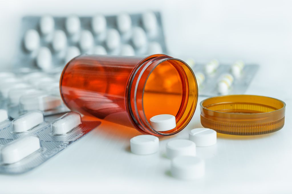 Blister pack and pills   
