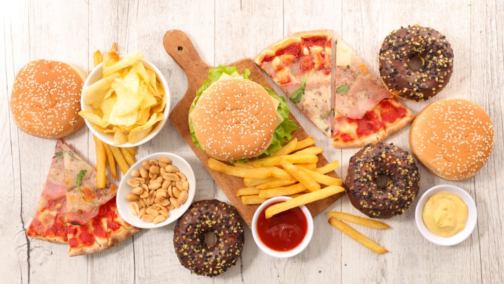 Ultra-processed junk food