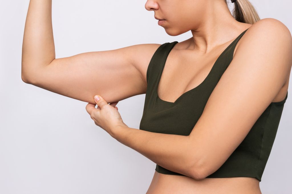 Woman losing muscle