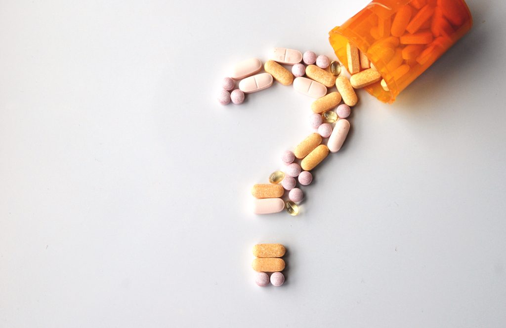 Supplements forming a question mark