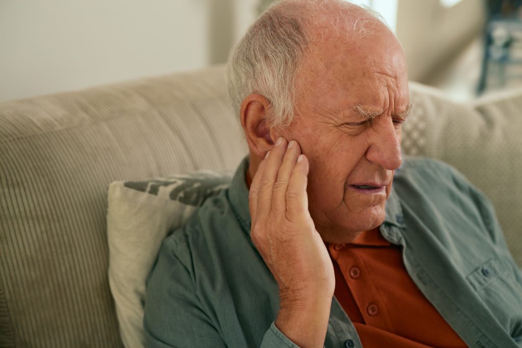 Man with earaches 