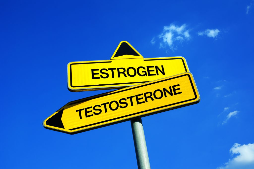 Estrogen and testosterone signs