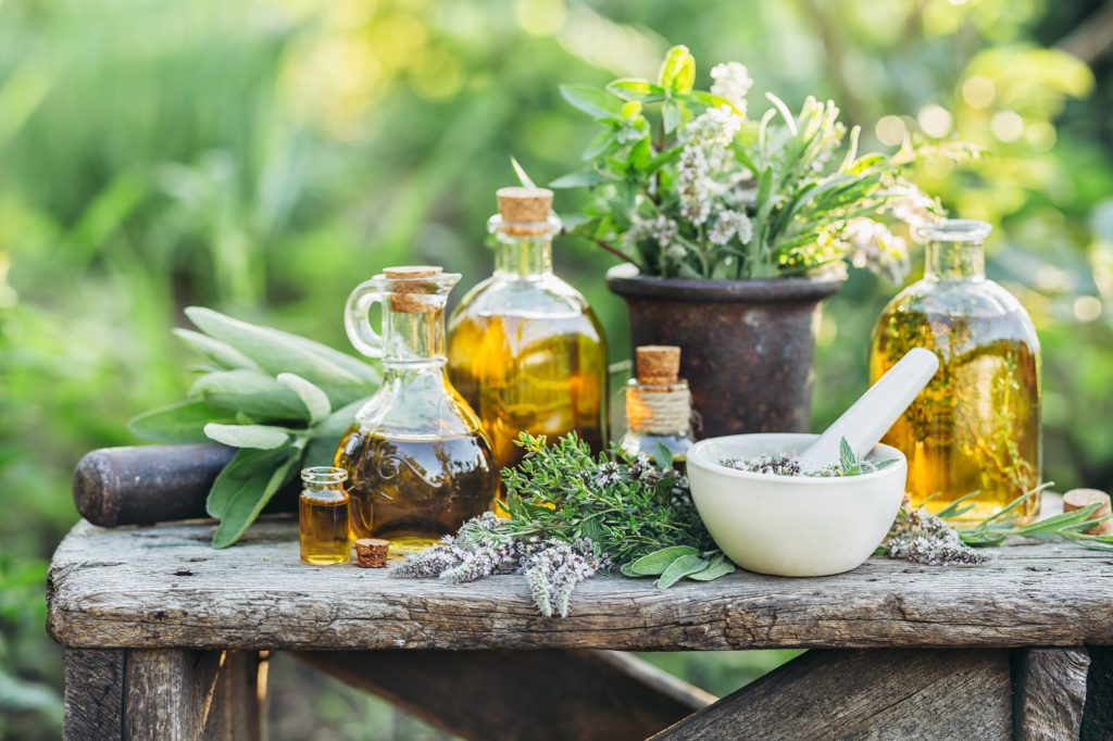 Selection of natural remedies