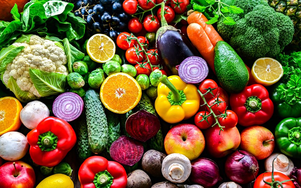 Fruits and vegetables 