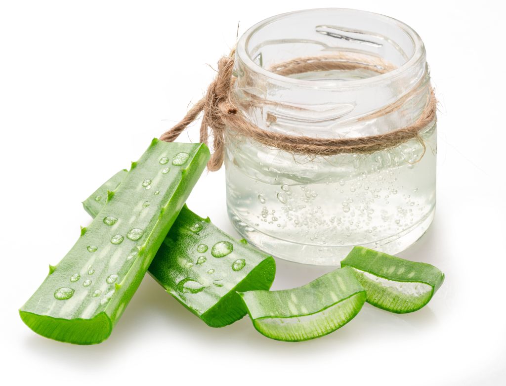 Aloe vera glass jar effective Psoriasis Relief 
