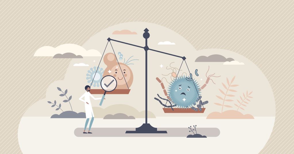 Dysbiosis concept  