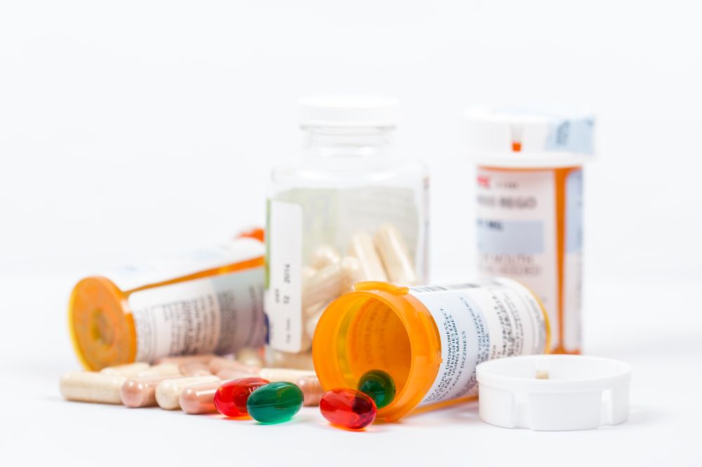 Various prescription drug bottles 