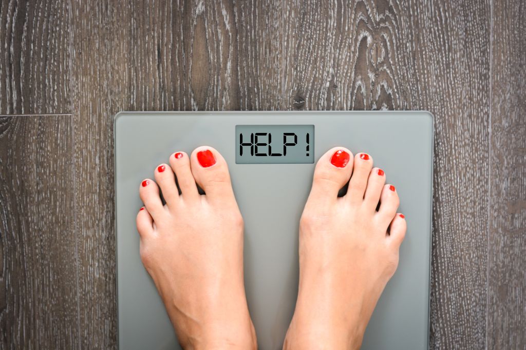 Scale with the word help  