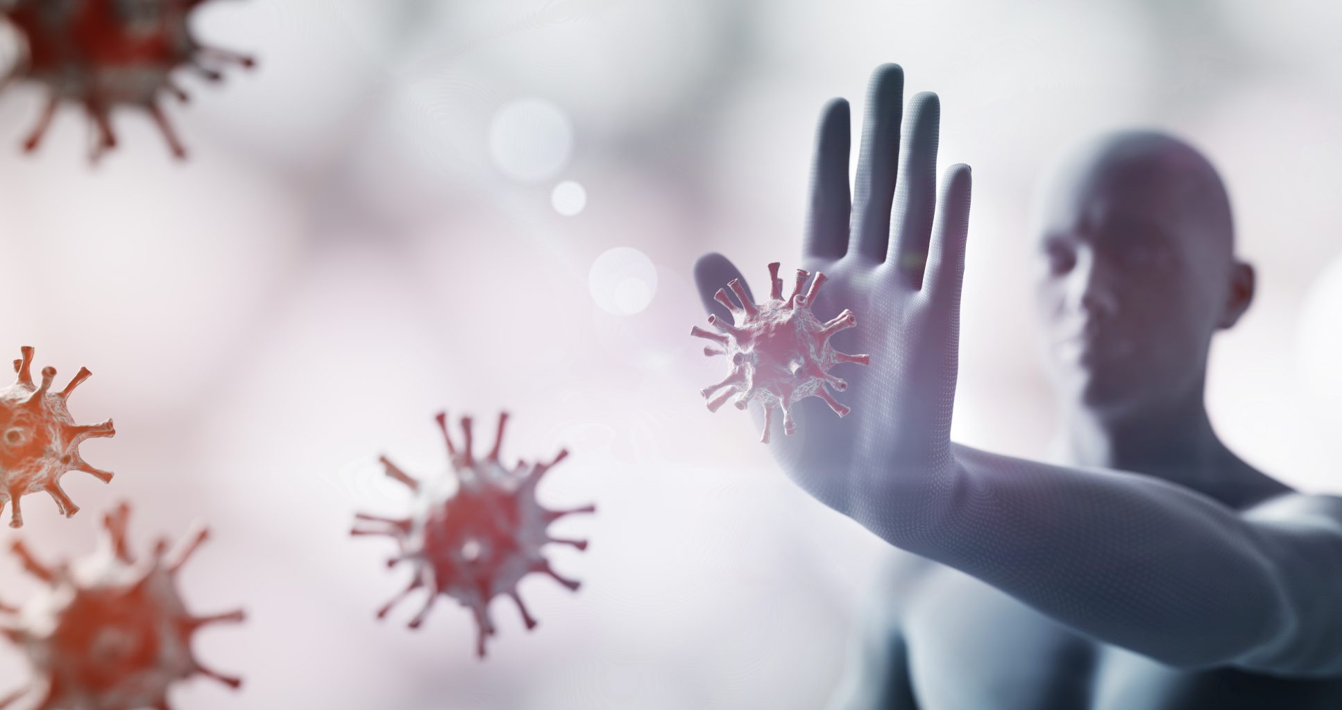 Immune system concept   