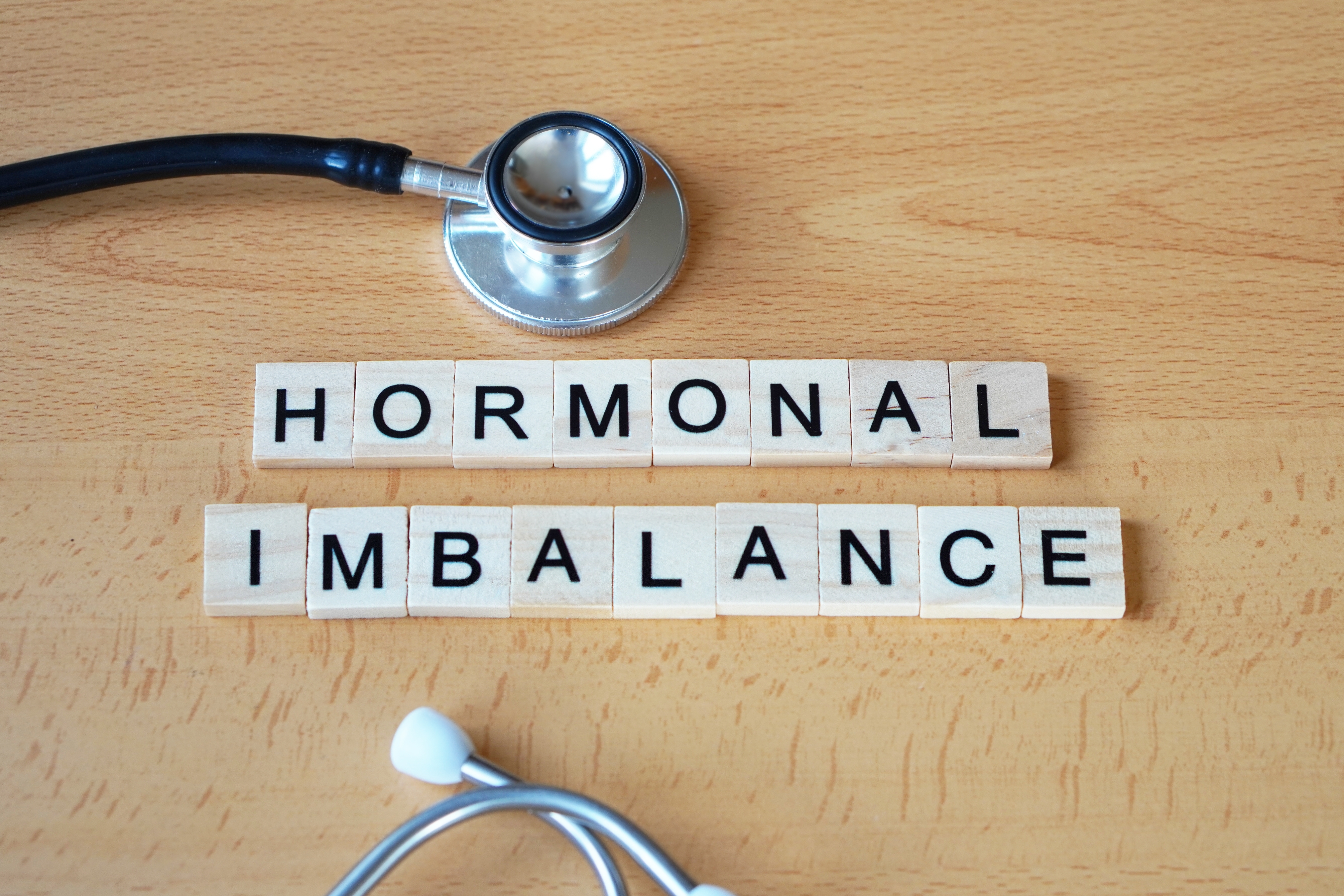 Hormone balance concept 