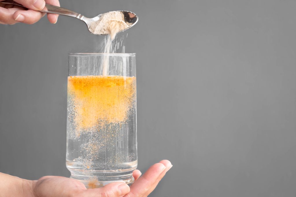 Electrolyte powder