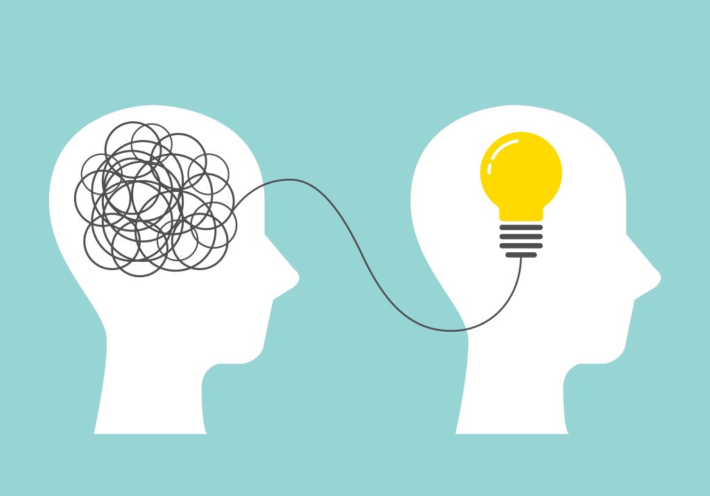 Mental focus illustration 