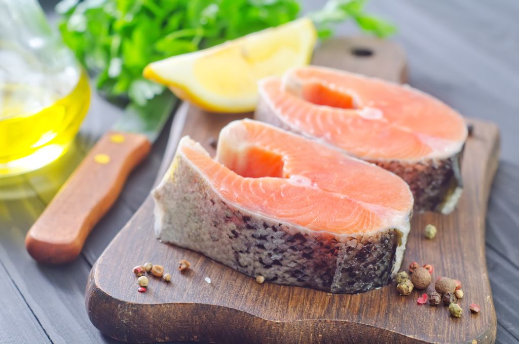 Salmon filets  
