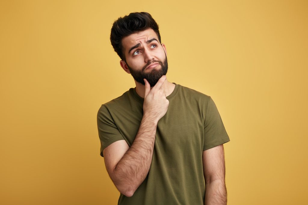 Man wondering