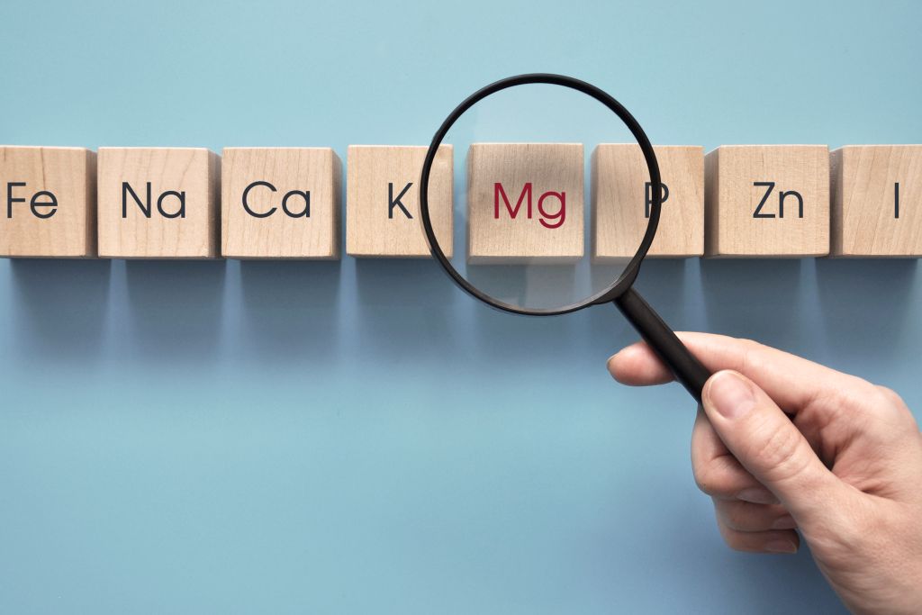 Magnifying magnesium among mineral symbols