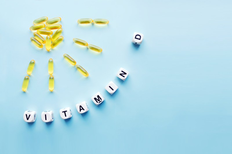Vitamin D capsules