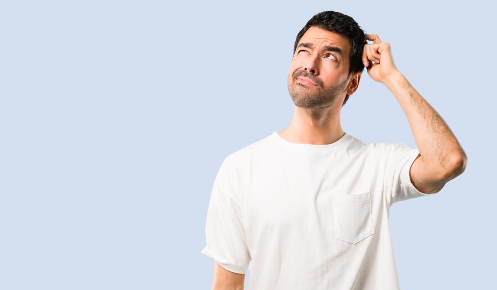 Man wondering