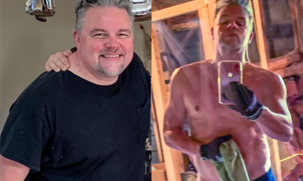 Before and after image of Regie Hamm