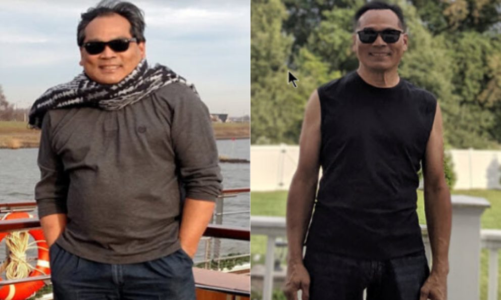 Before and after image of Ricardo Argente