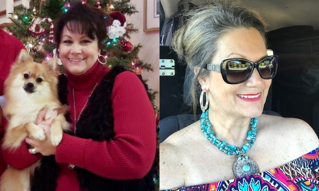 Before and after image of Sari Gillen