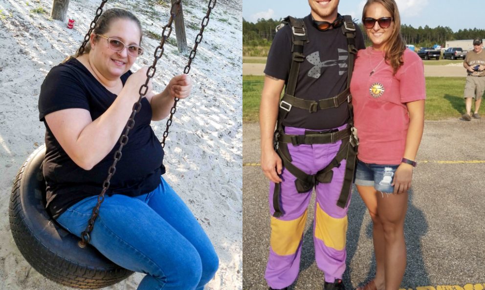 Before and after image of Jennifer Rogers