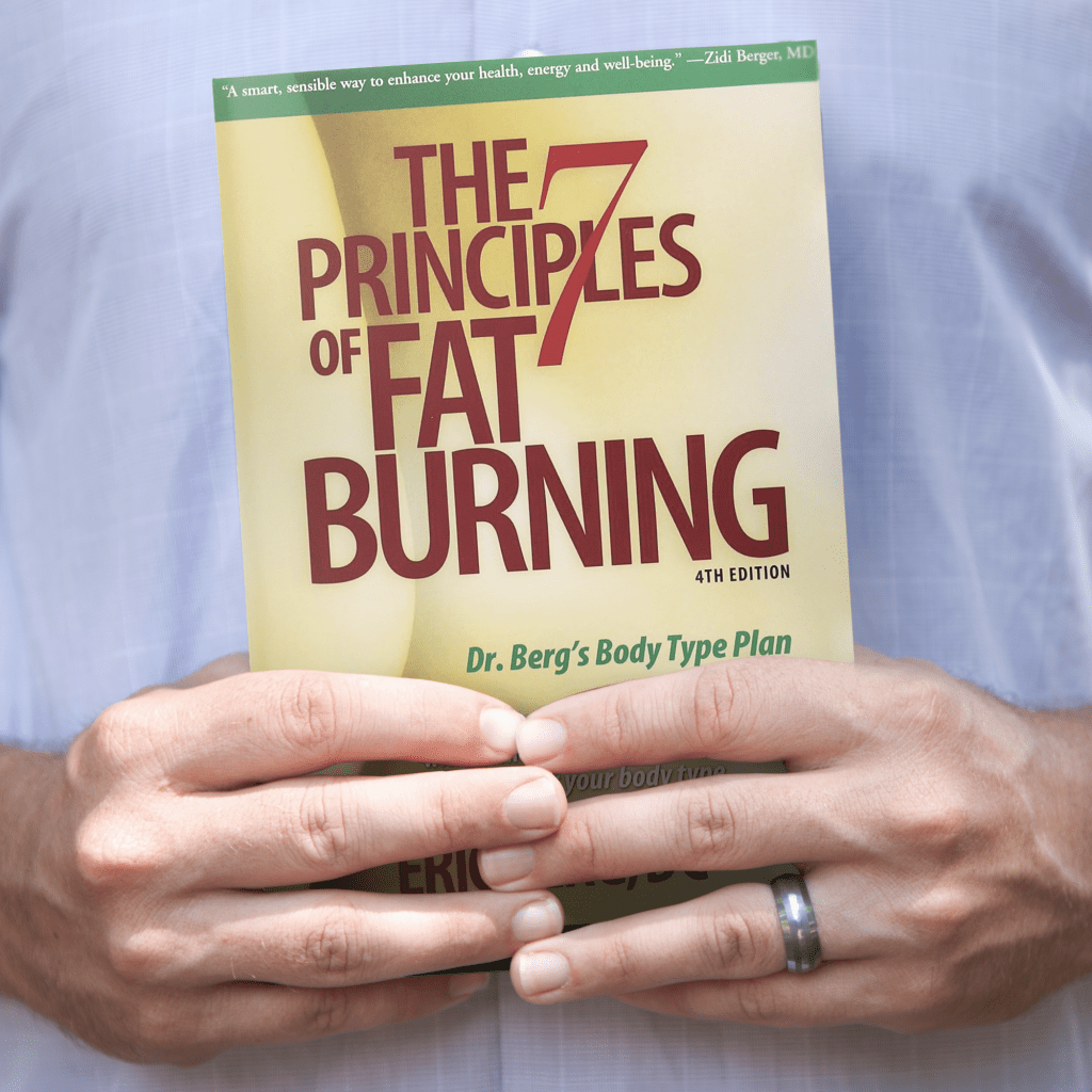 Book titled 'The 7 Principles of Fat Burning'