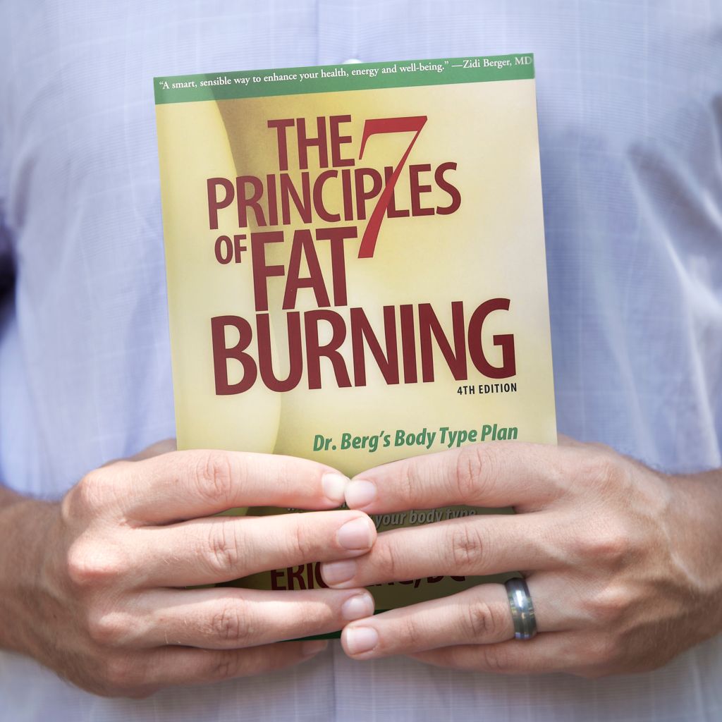 Book titled 'The 7 Principles of Fat Burning'