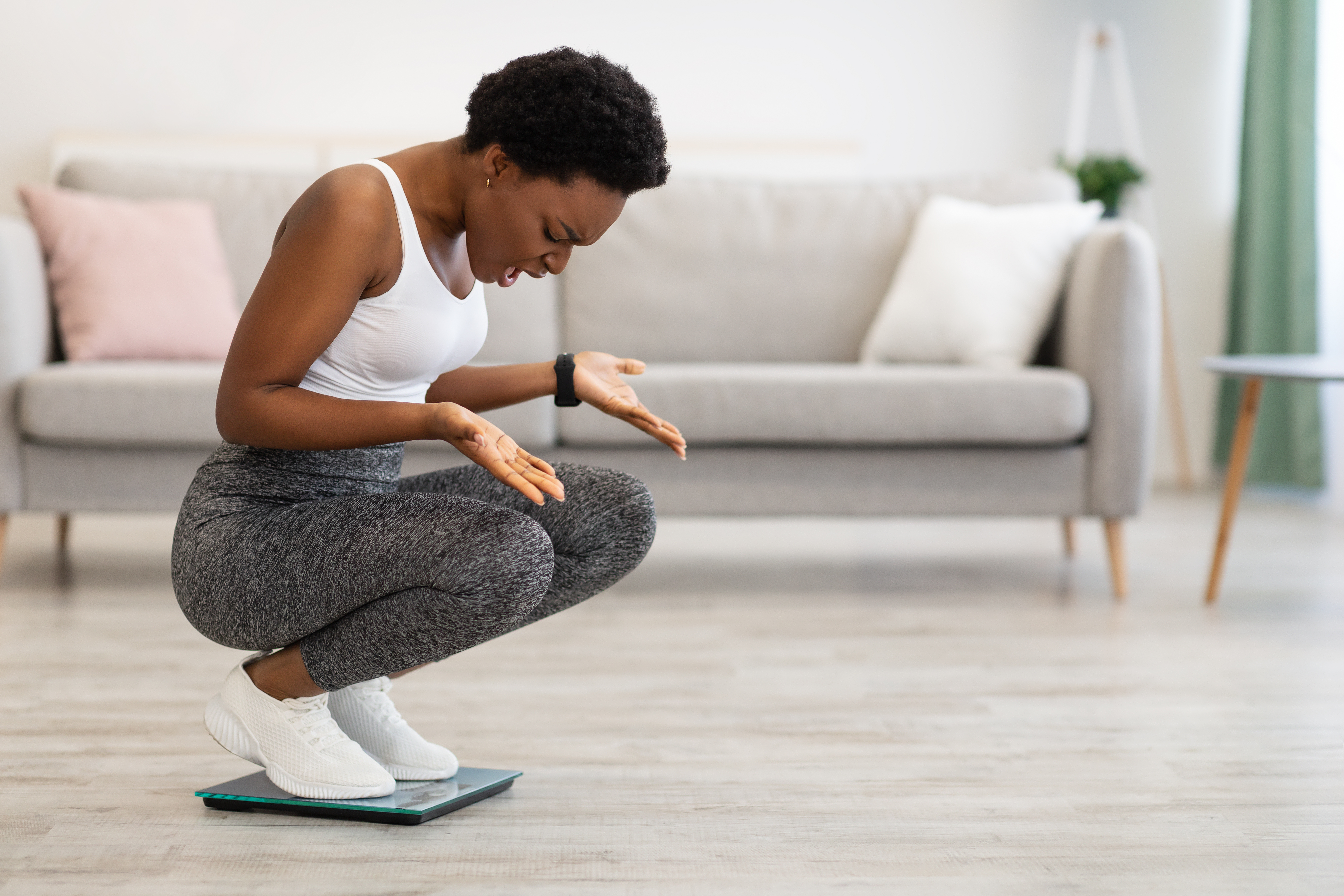 Weight loss plateau concept  