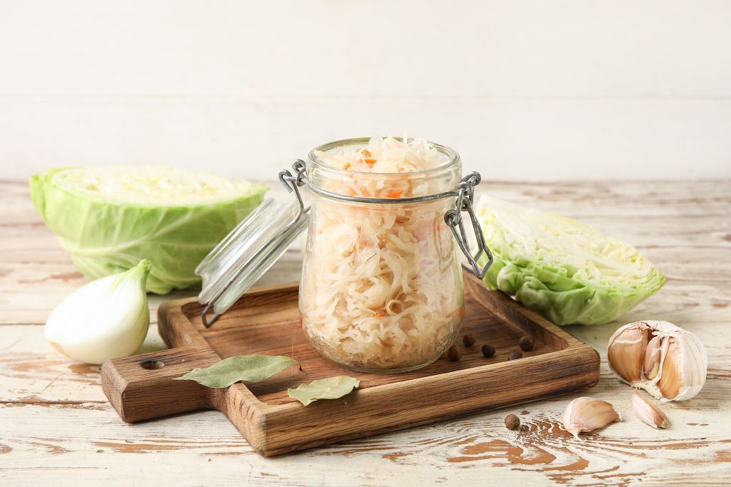 Sauerkraut for digestive enzymes