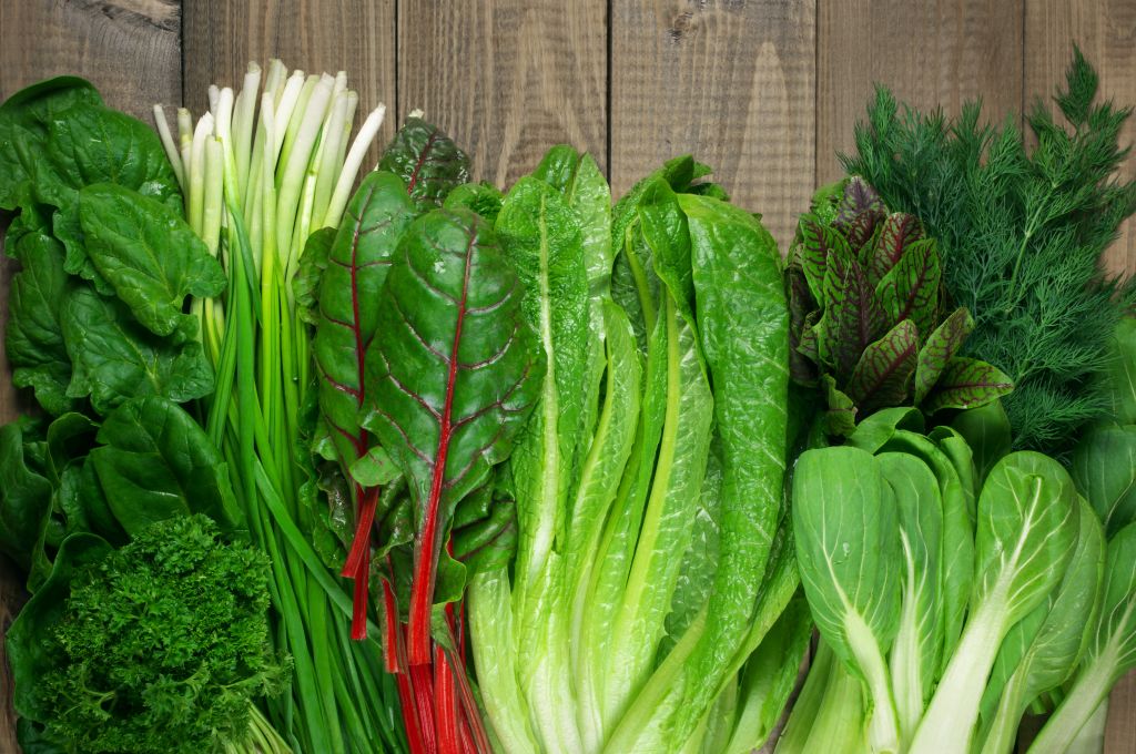 Green leafy vegetables