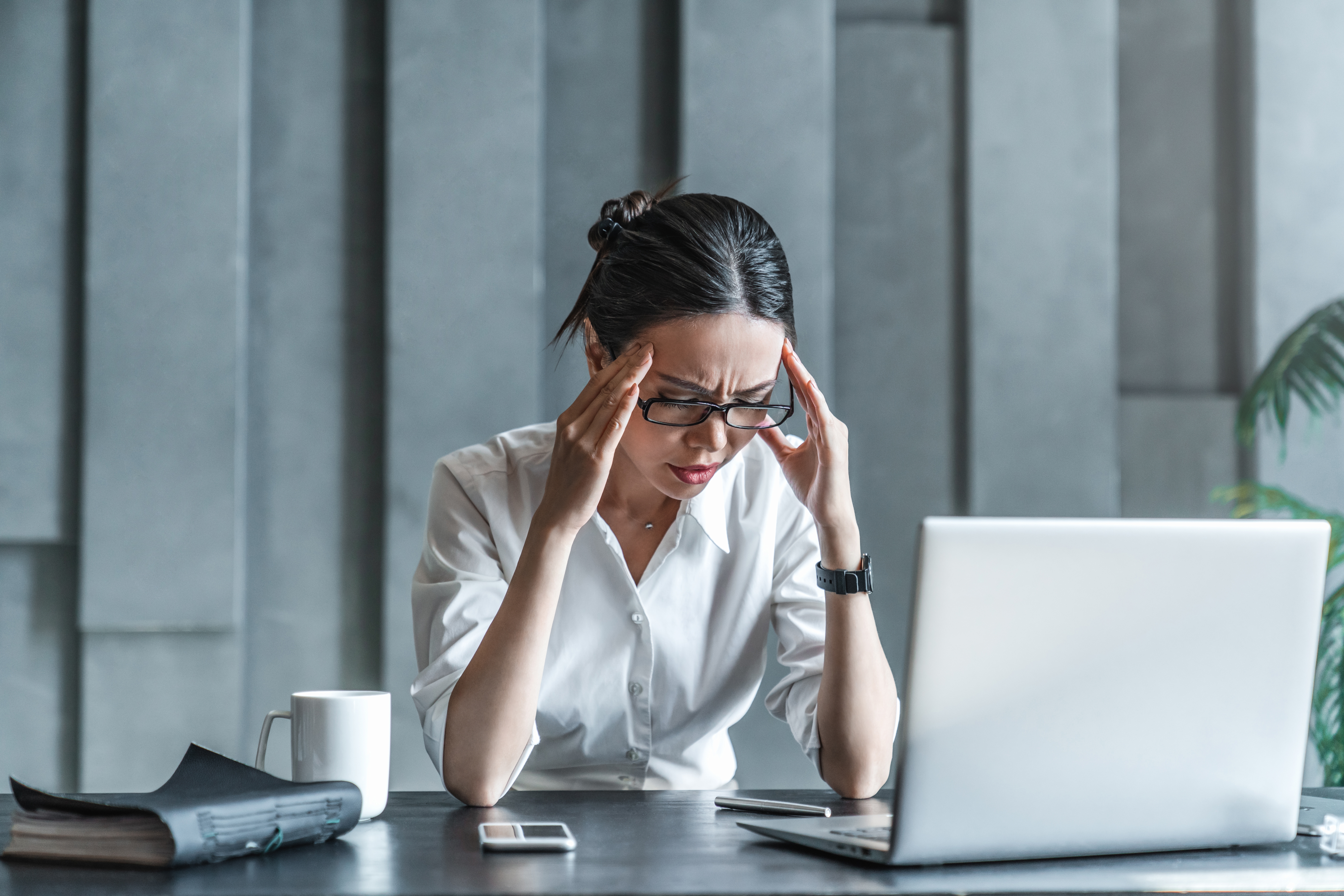Stressed woman 