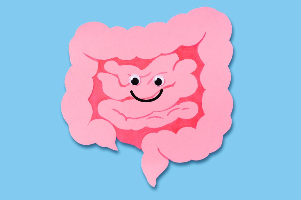 Healthy gut concept