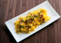 Sauerkraut hotdog scramble