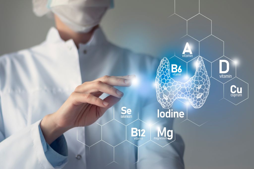 Thyroid health concept   