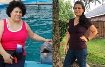 Additional before and after image of Ruth Garcia