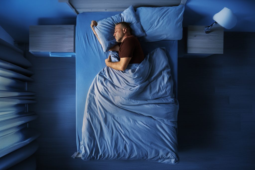 Sleeping man