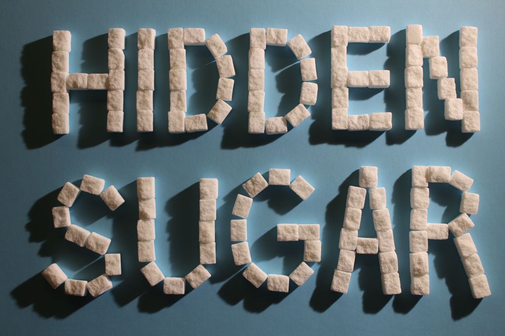 Hidden sugar concept