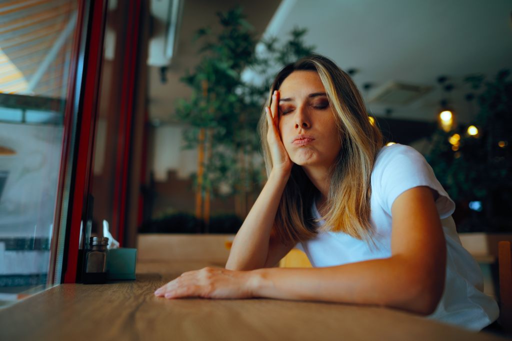 Impatient woman