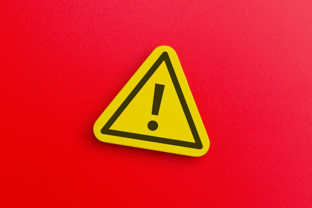 Caution sign 