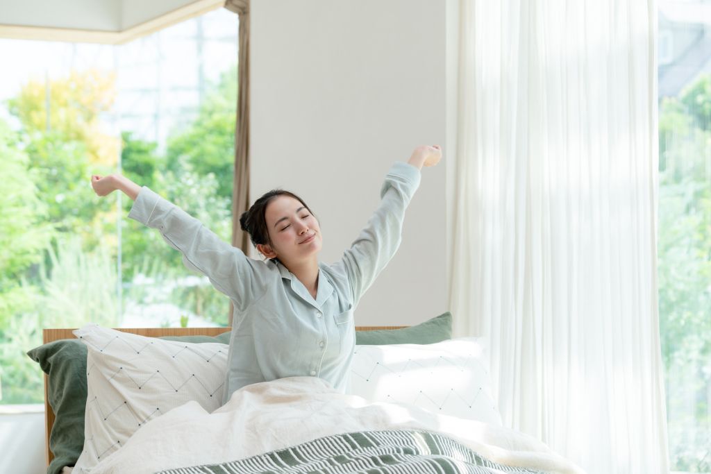Well-rested woman