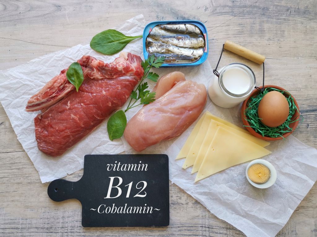 Vitamin B12 is found in animal food sources